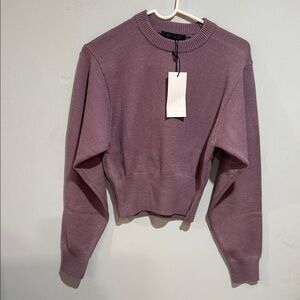 Zara Women's Purple Sweater